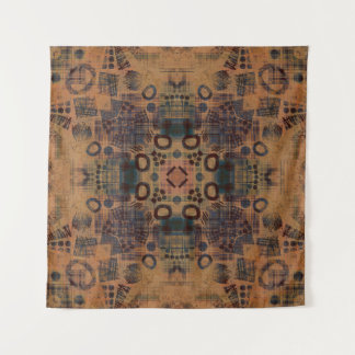 art Deko dekorative Vintage Muster, S. 7, Monochr. Wandteppich