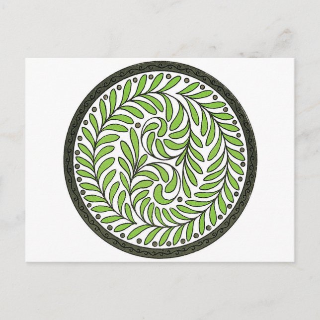 Art Deko Designs Postkarte (Vorderseite)