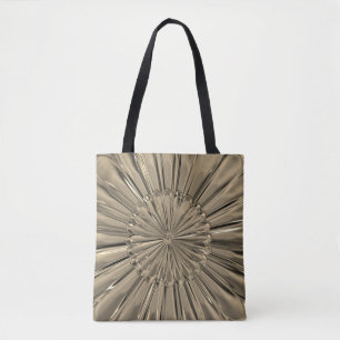 Art Deko Gold Blume Fan Muschel