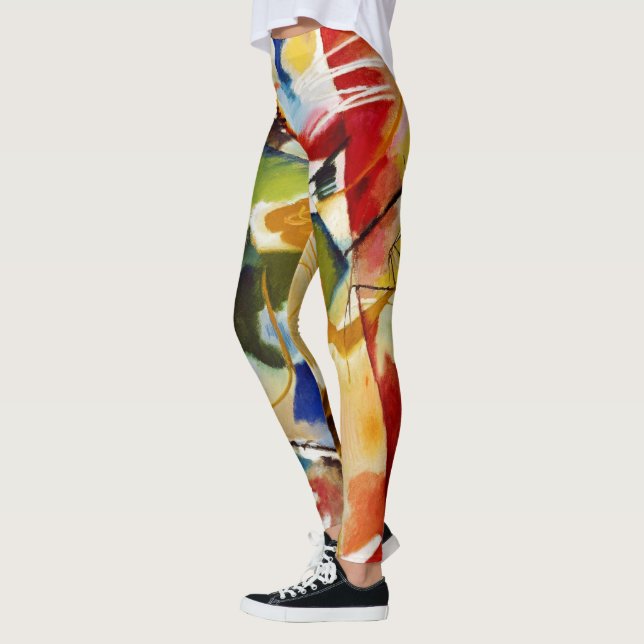 Art Deko kosmopolitisch boho Leggings (Links)