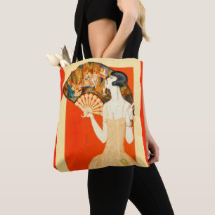 Art Deko Lady mit Ventilator