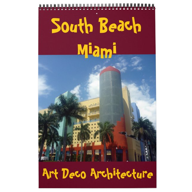 Art Deko miami florida Kalender (Titelbild)
