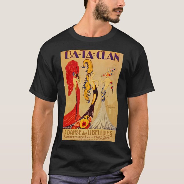 Art Deko Notenblatt T-Shirt (Vorderseite)