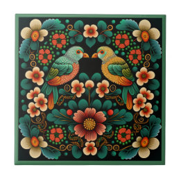 Art Deko Stil Blume Muster Keramik Fliesen