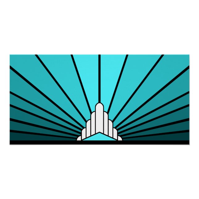 Art Deko sun aqua (Vorderseite)