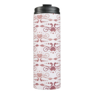 Art Deko, Vintage elegante Tapete. Thermosbecher