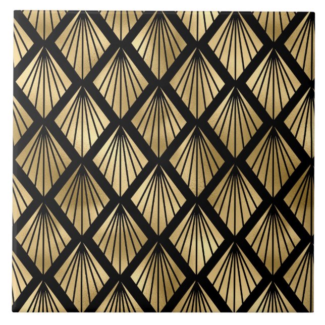 Art Deko Wohngestaltung Keramik Fliese (Vorderseite)