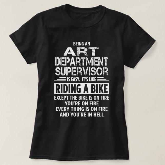 Art Department Supervisor T-Shirt (Design vorne)