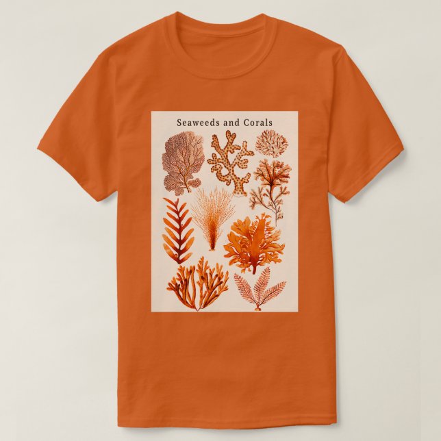 Art der Algen und Korallen T-Shirt (Design vorne)