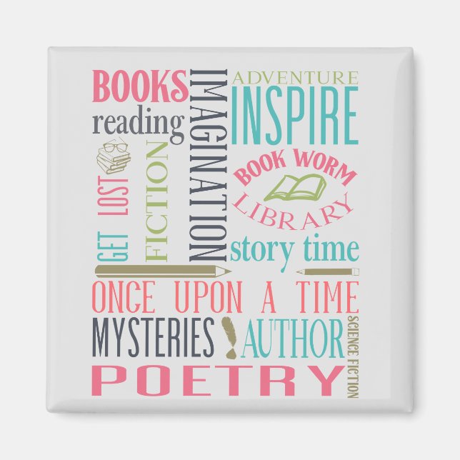 Art der Bibliothek Magnet (Vorne)