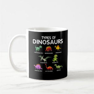 Art der Dinosaurier-Dino-Identifizierung Kaffeetasse