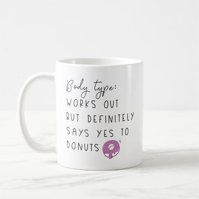 Art der Donuts Kaffeetasse (Links)