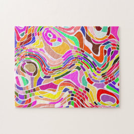 Art der Groovy 60 | Abstrakte Herausforderungen Puzzle