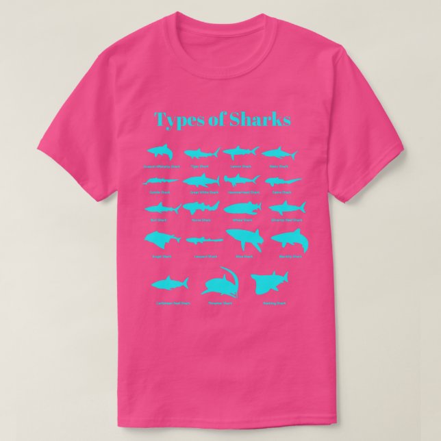 Art der Haifischkennzeichen T-Shirt (Design vorne)