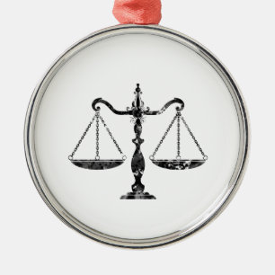 Art der Justiz Ornament Aus Metall