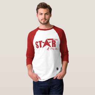 Art: Der Stern-Status-Kleid der Männer 3/4 T-Shirt