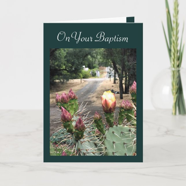 Art der Treue Erwachsene Taufe Karte (Vorderseite)