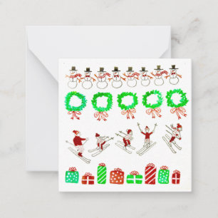 Art der Wohltätigkeit Weihnachtskarte Mitteilungskarte