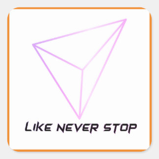 Art des Aufklebers für Schreibwaren und Sport Quadratischer Aufkleber