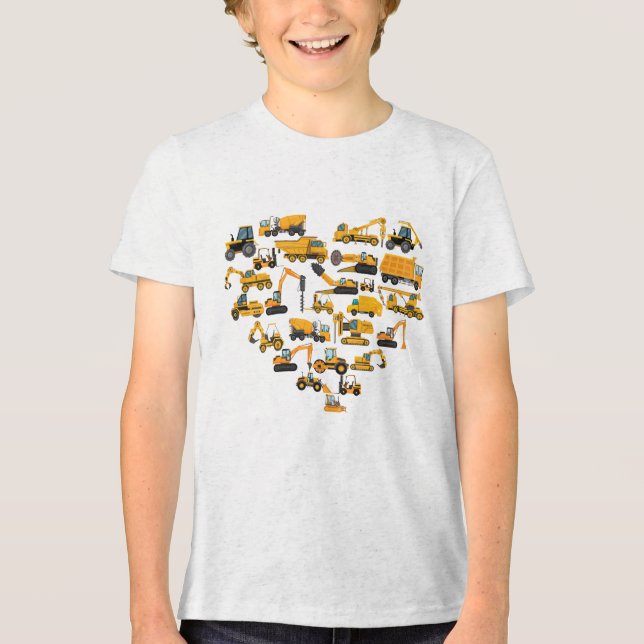 Art des Baggers Tri-Blend Shirt (Vorderseite)