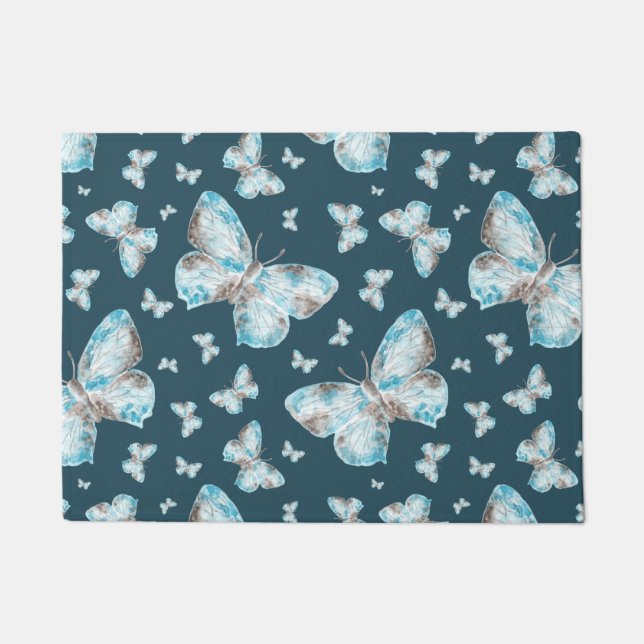 Art des Butterfly-Handdrucks Fußmatte (Vorderseite)