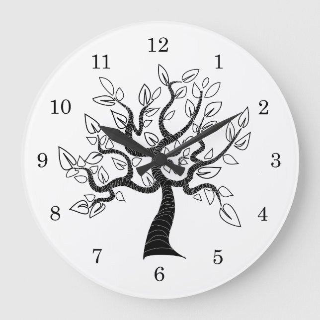 Art des Lebens Große Wanduhr (Vorderseite)