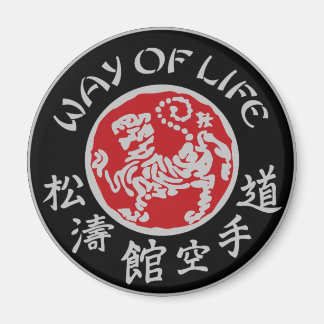 Art des Lebens Shotokan Magnet