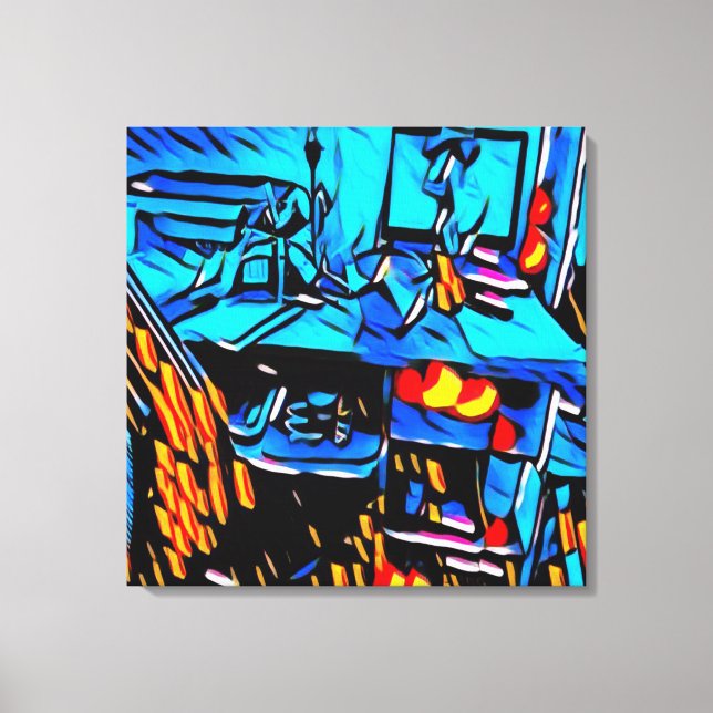 Art des Mittagessens Leinwanddruck (Vorderseite)