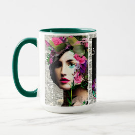 Art des Papierstapels | Vintage Damen Tasse