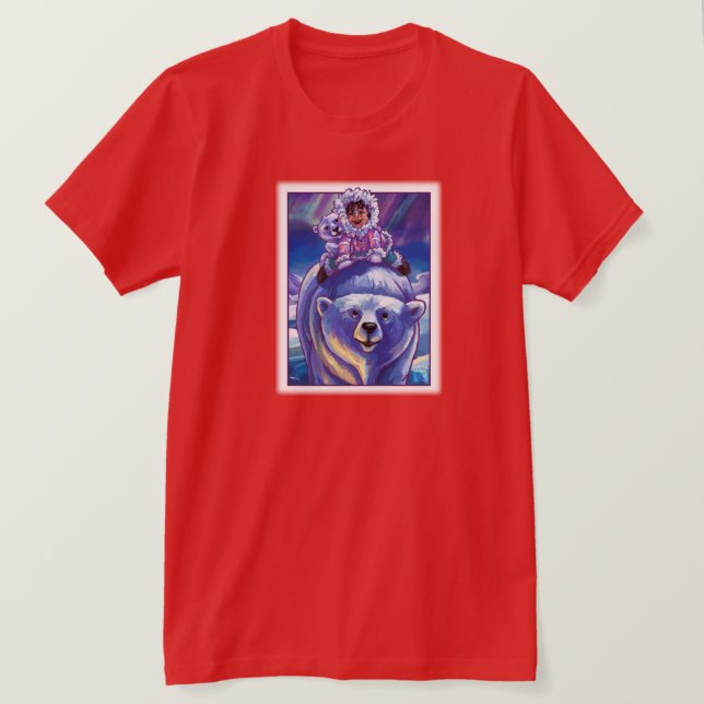 Art des Polar Bären T-Shirt (Design vorne)