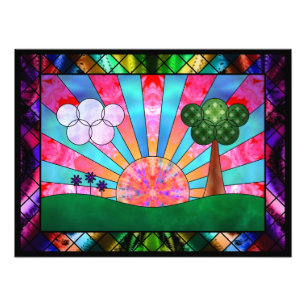 Art des Sonnendrucks des Fotos Fotodruck