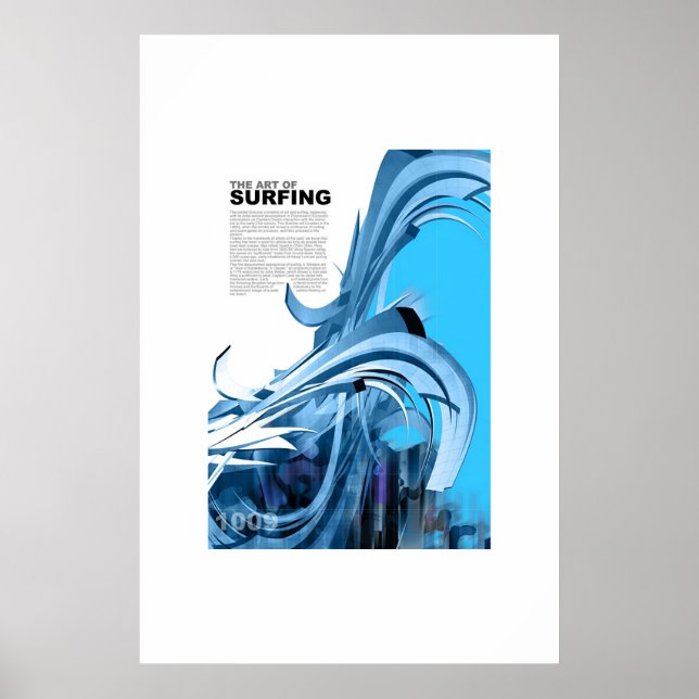 Art des Surfens Poster (Vorne)