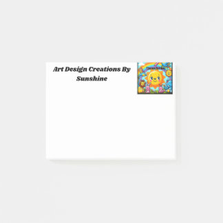 Art Design Kreationen von Sunshine Post-it Klebezettel