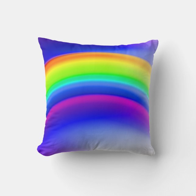 Art Design Regenbogen bunt abstrakt Kissen (Vorderseite)