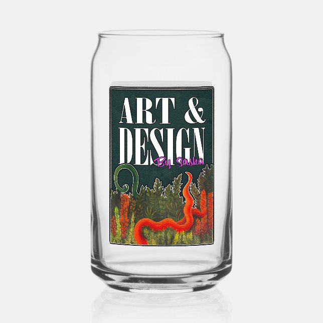 Art & Design Trinkbehälter Set Dosenglas (Rückseite)