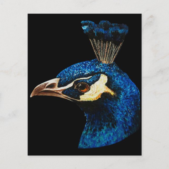 Art Design von Peacock | Geschenk für tierische Üb Flyer (Vorne)