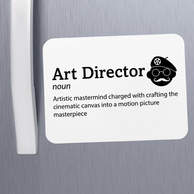 Art Director Definition - Movie Magic 3" x 4" Flex Magnet (Von Creator hochgeladen)