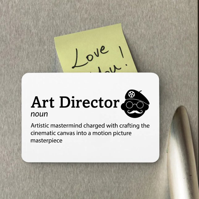 Art Director Definition - Set Life 4" x 6" Flex Magnet (Von Creator hochgeladen)