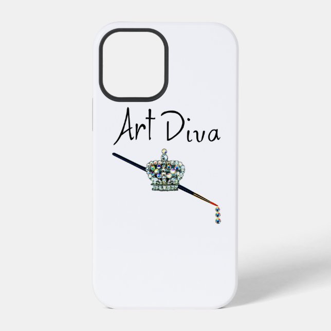 „Art Diva“  iPhone Hülle (Rückseite)