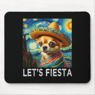 Art Dog Cinco De Mayo Fiesta FamilienMatching Grou Mousepad