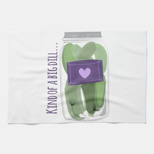 Art eines großen Dills Geschirrtuch (Horizontal)