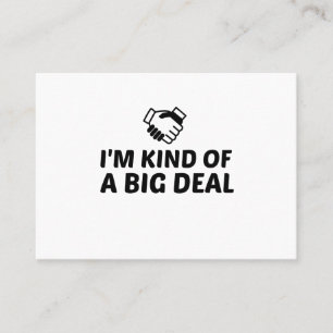 ART EINES GROSSEN GESCHÄFTS VISITENKARTE