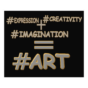 "ART EQUATION" Niedliches Ausdrucksdesign. Jetzt k Fotodruck