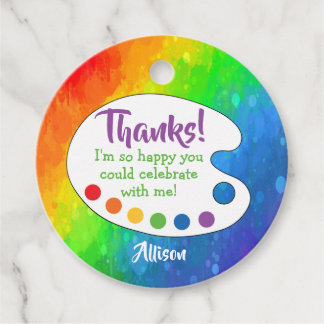 Art Gastgeschenke | Paint Gastgeschenk Tags Geschenkanhänger