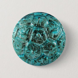 Art Glass Aqua Selten Dekoration Weihnachtsball Button