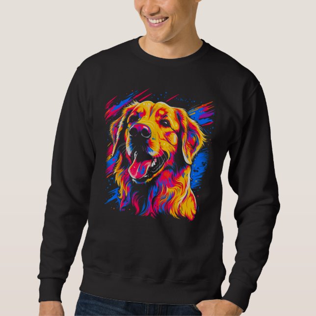 Art Golden Retriever 1 Sweatshirt (Vorderseite)