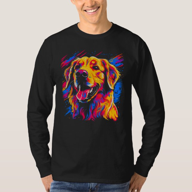Art Golden Retriever 1 T-Shirt (Vorderseite)