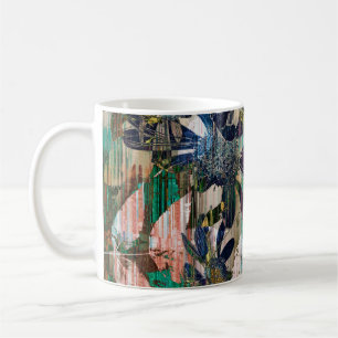 art graphic and watercolor autumn colorful backgro kaffeetasse