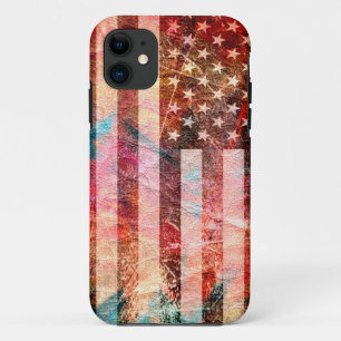 Art Grunge American Flag #6 Case-Mate iPhone Hülle