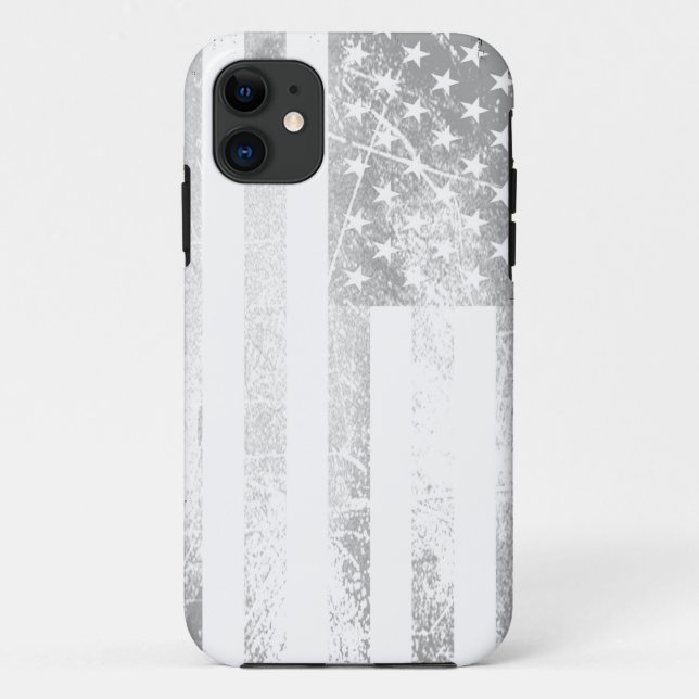 Art Grunge American Flag Case-Mate iPhone Hülle (Rückseite)